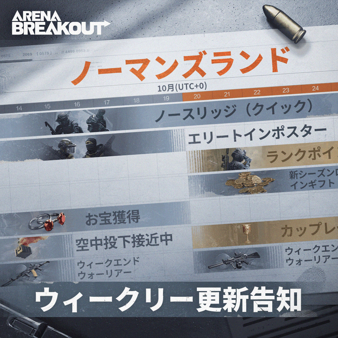 ウィークリー更新告知