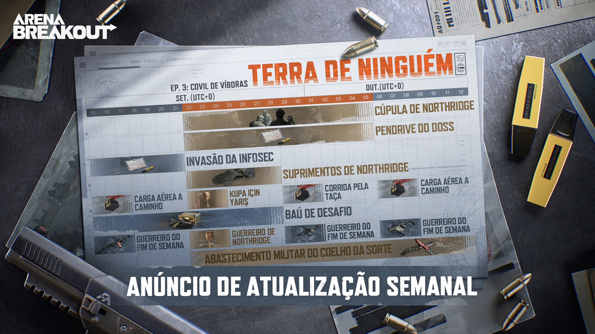 Anúncio de Atualização Semanal