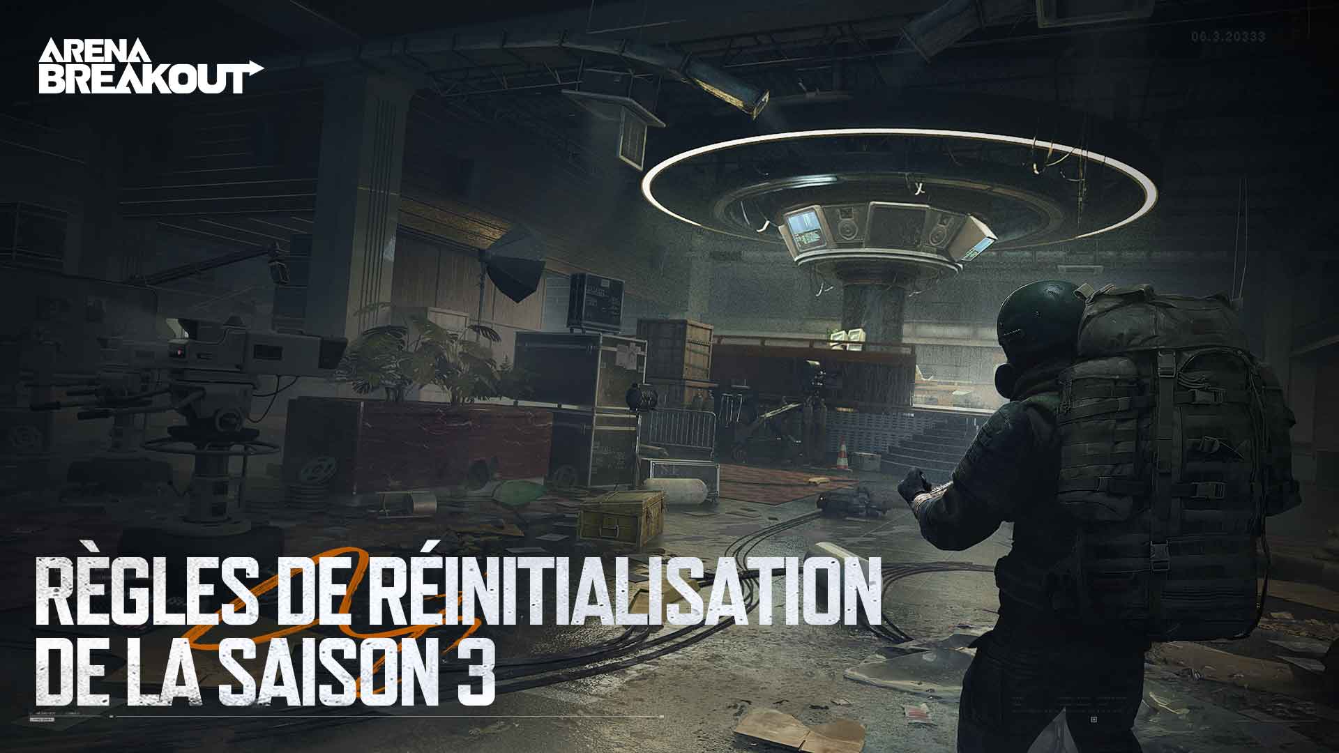 Annonce relative à la réinitialisation de la saison 3
