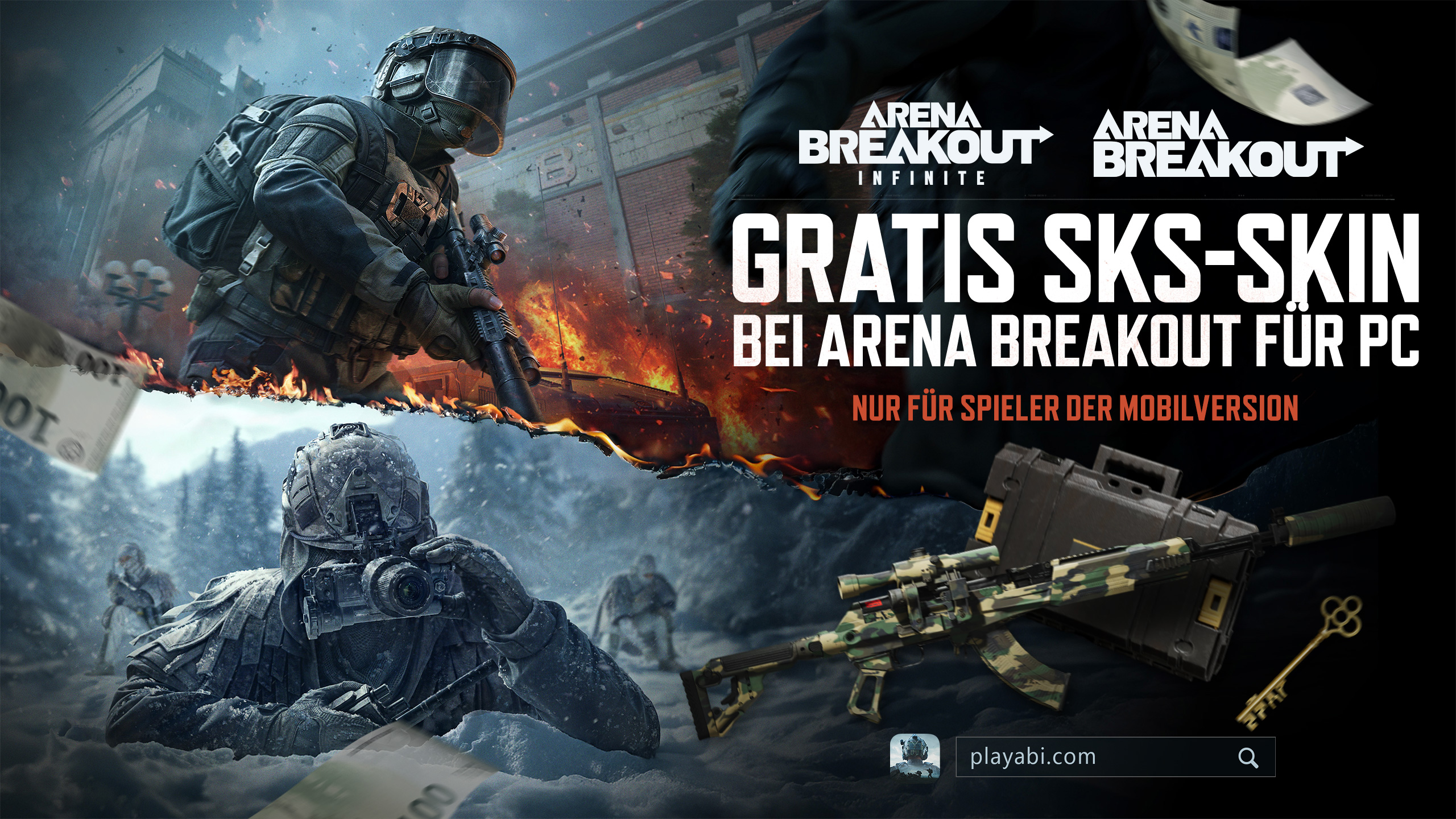 Spielt Arena Breakout auf dem PC, fordert jetzt einen SKS-Skin ein!