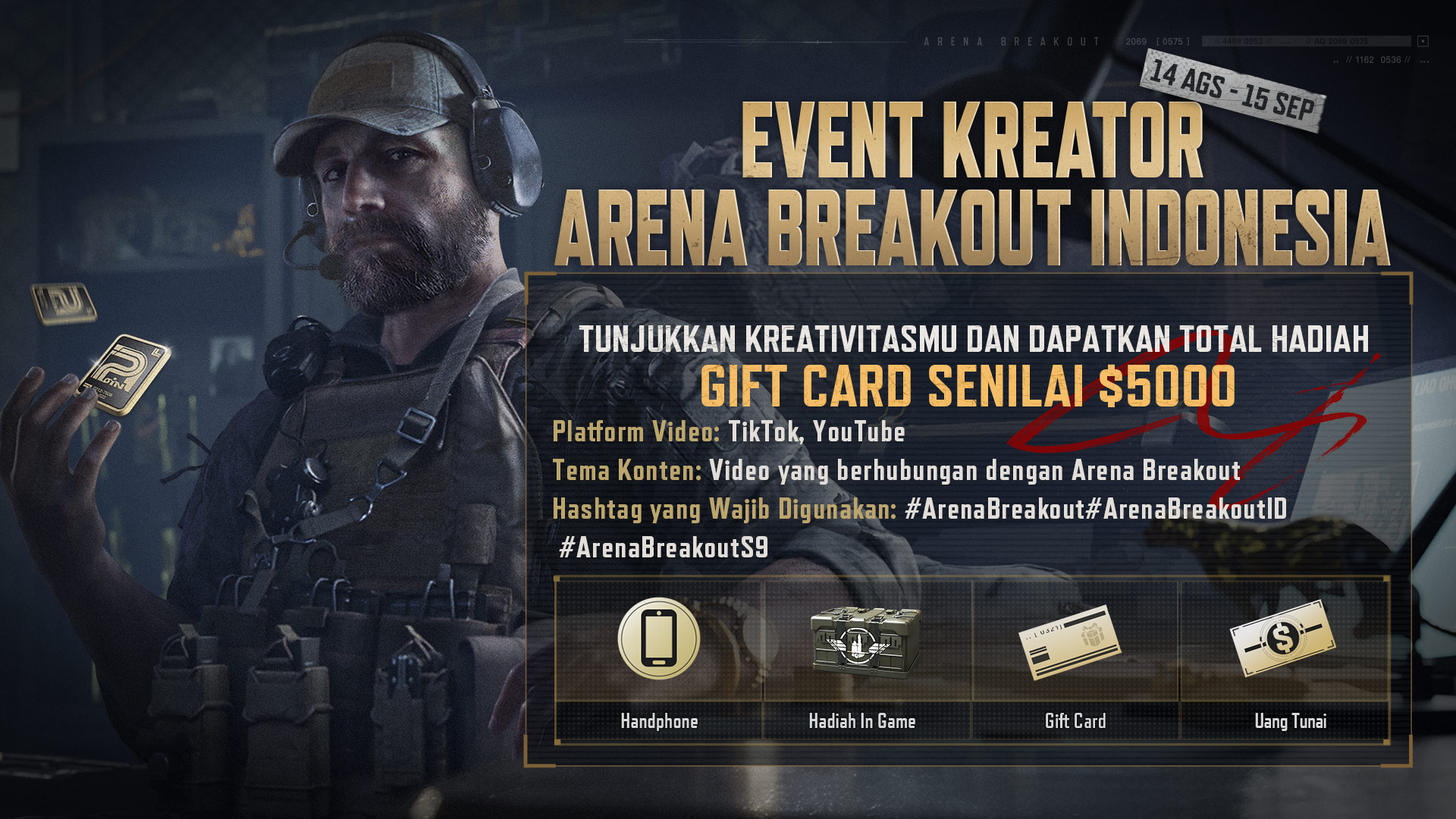 Event Kreator Arena Breakout Indonesia