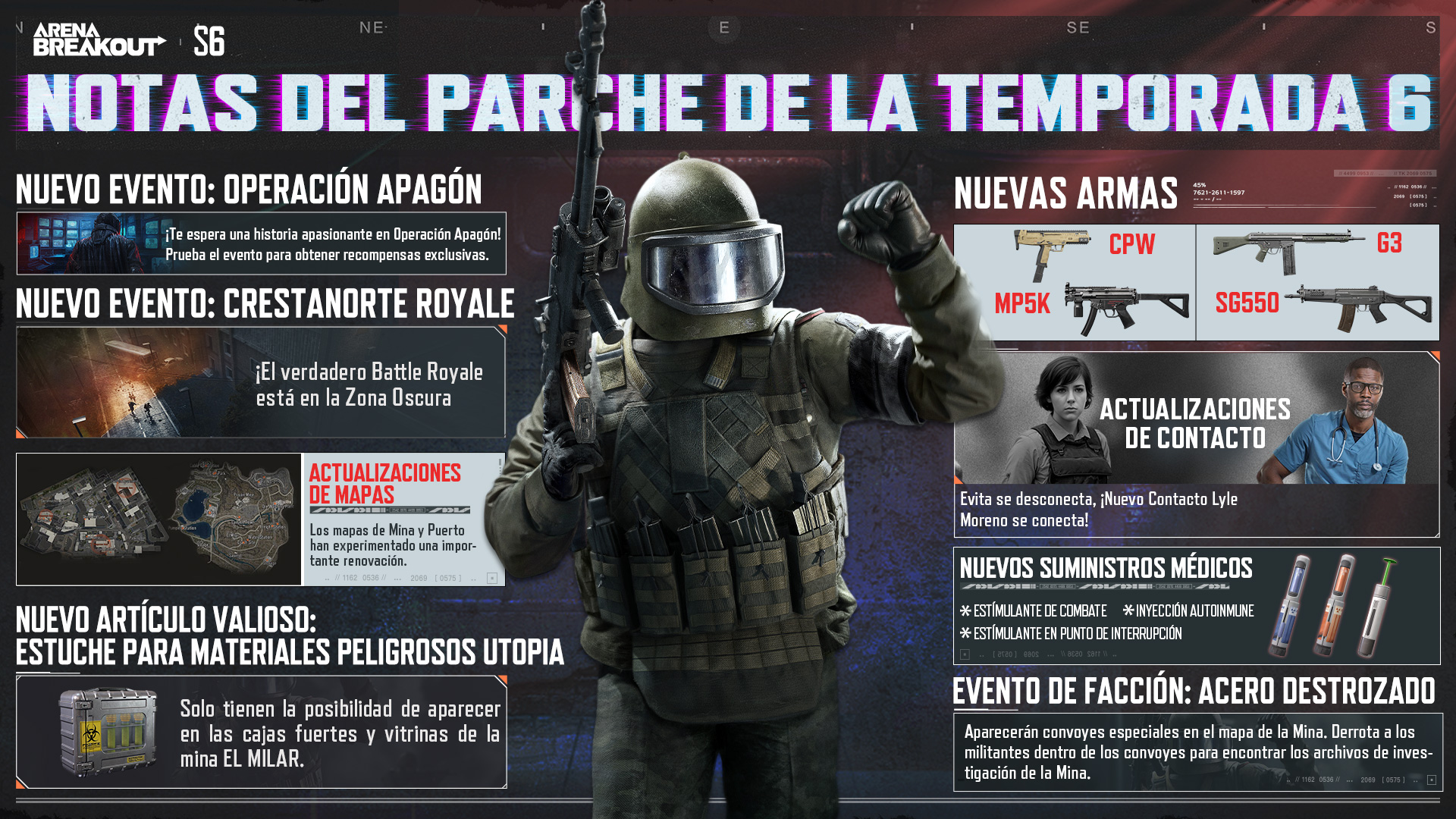 Anuncio de actualización de la Temporada 6