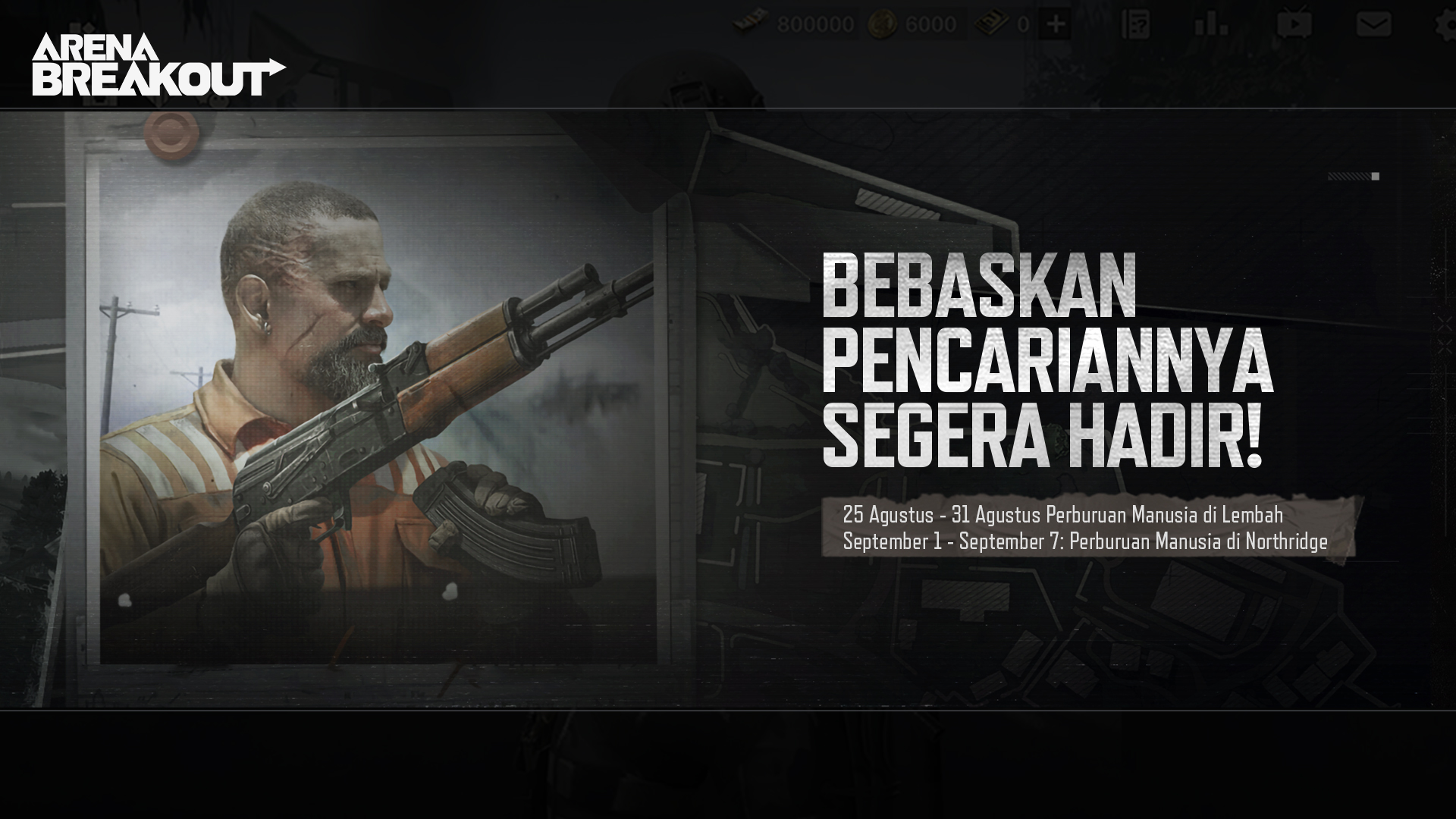 Perburuan Manusia akan segera hadir dengan berbagai hadiah untuk kamu menangkan!