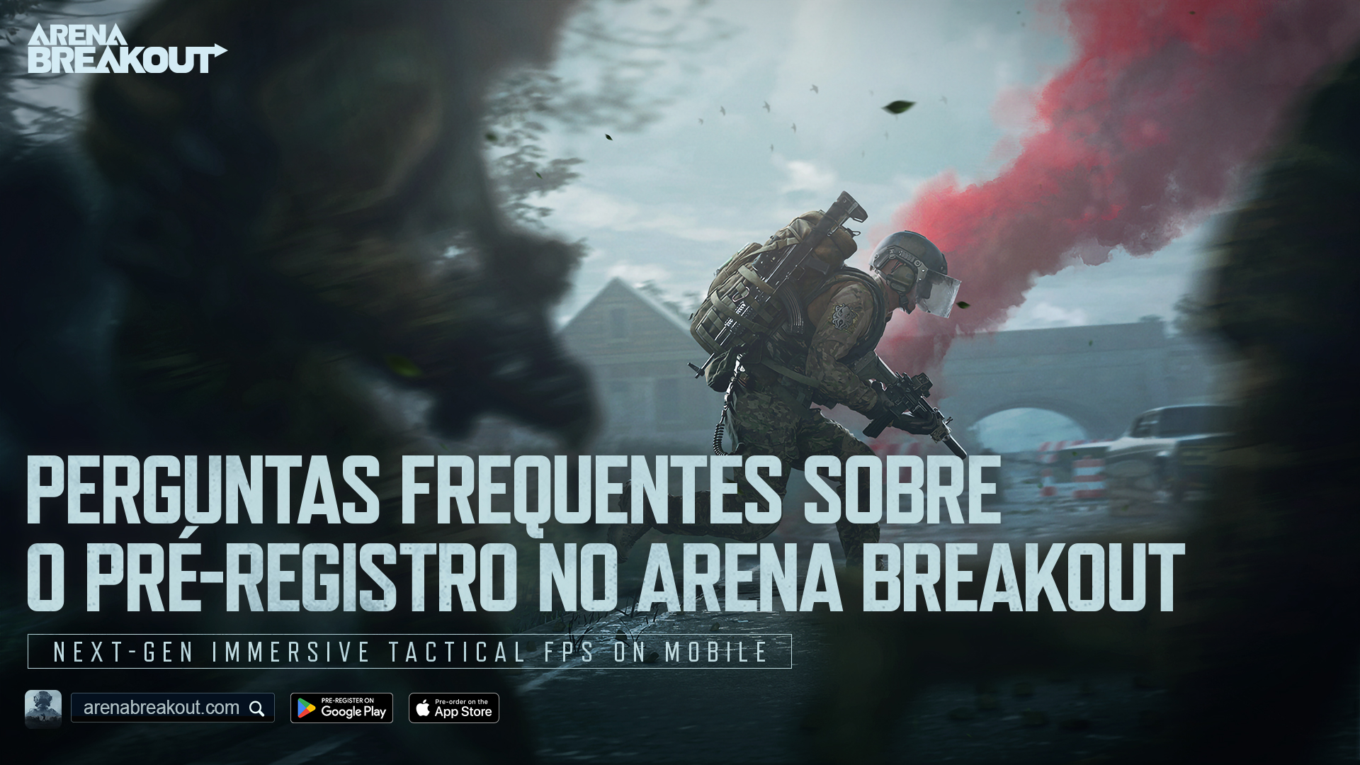 Perguntas frequentes sobre o pré-registro no Arena Breakout
