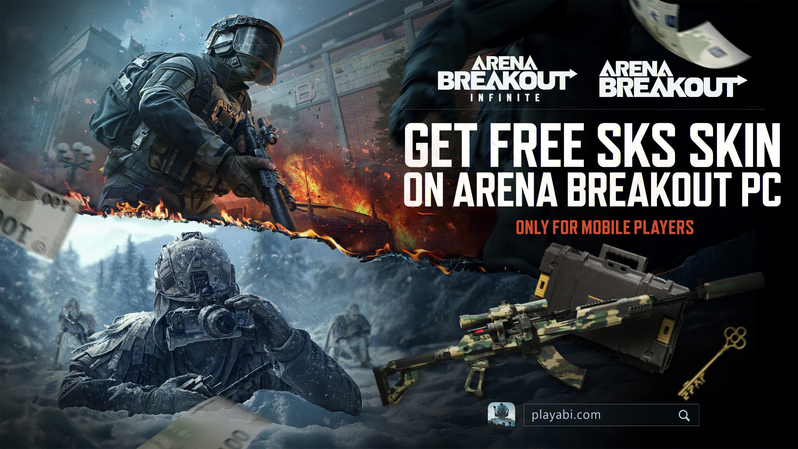 Play Arena Breakout on PC, Claim a SKS skin Now!