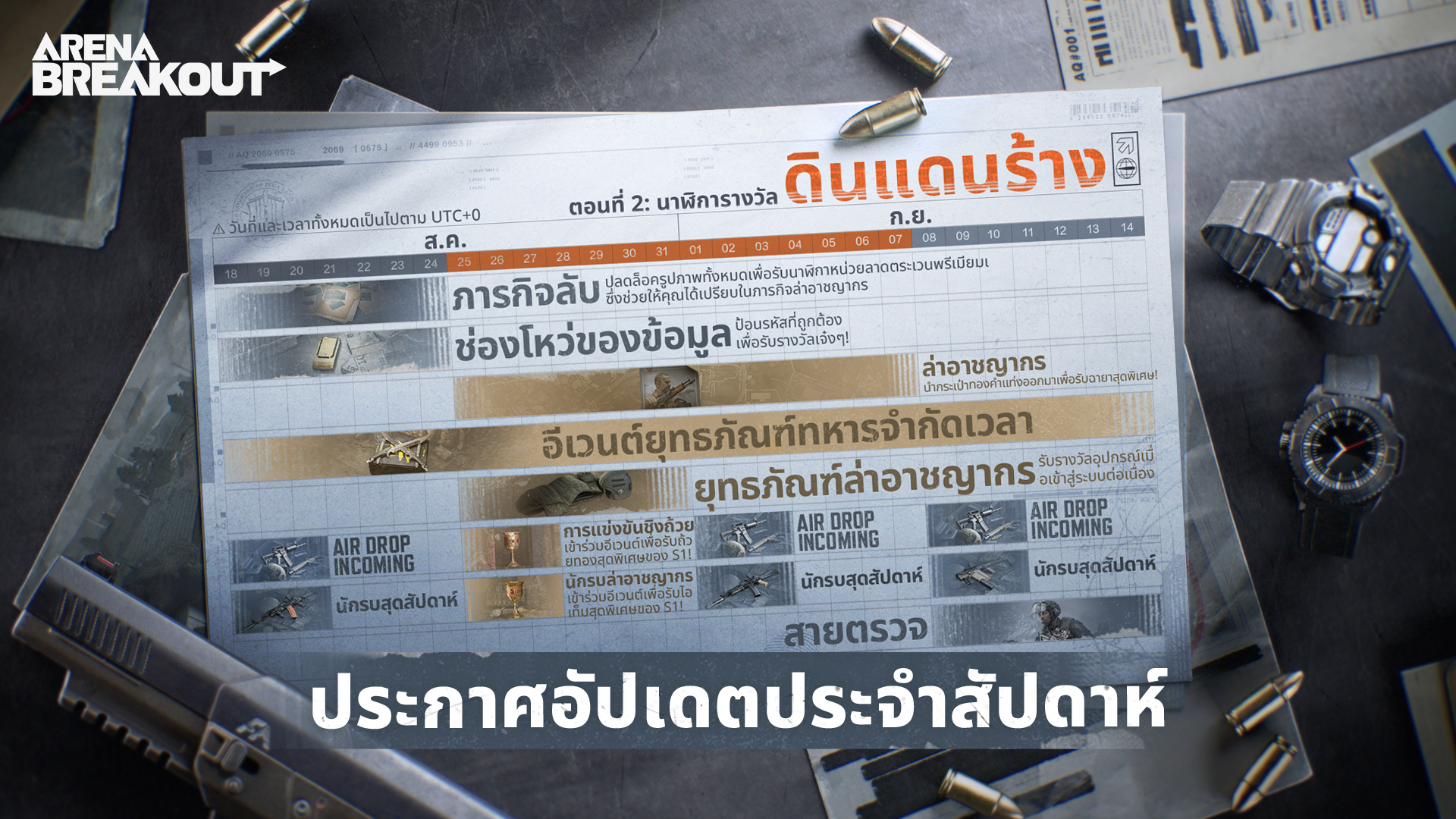 ประกาศอัปเดตอีเวนต์